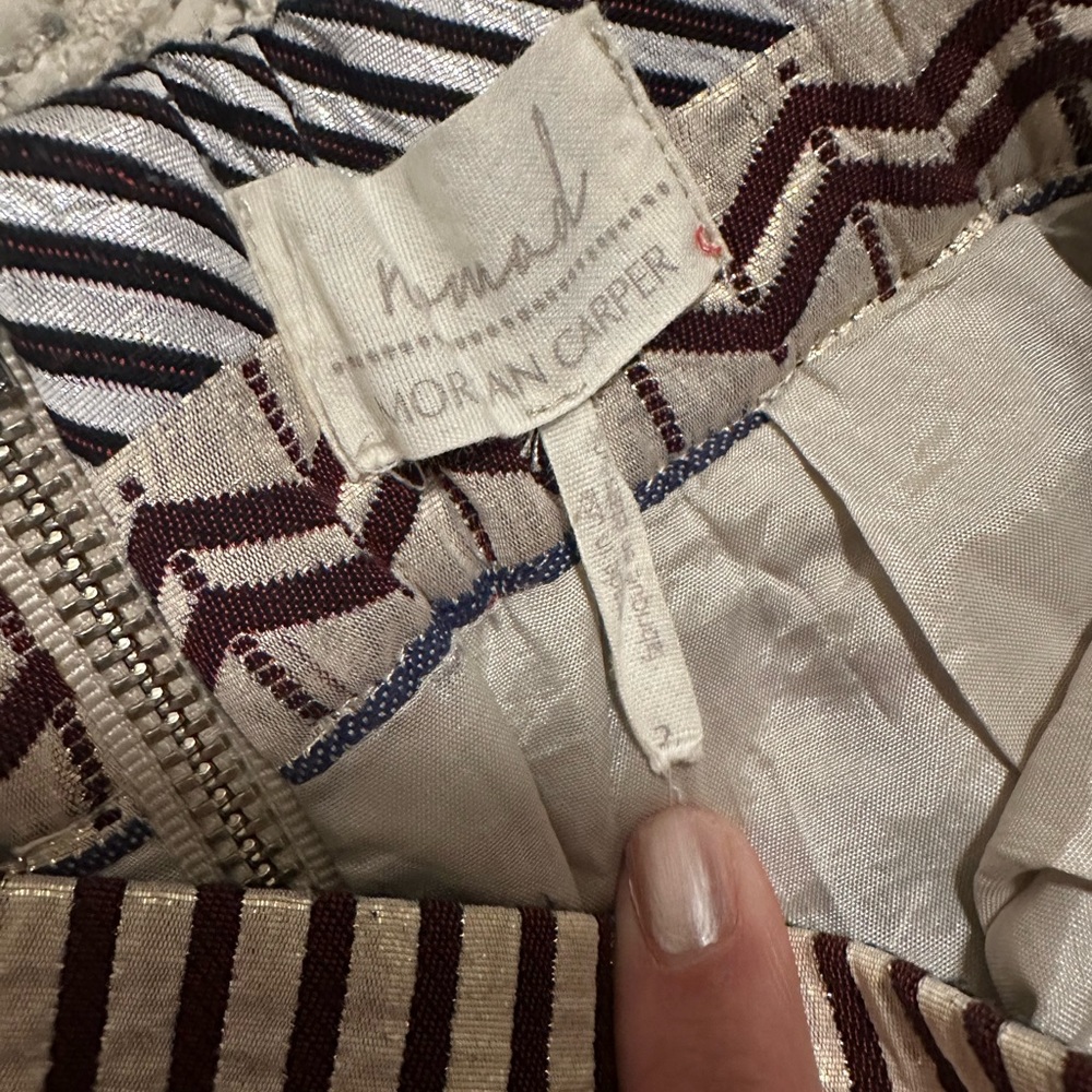 Anthropologie Glistened Geo Mini Skirt by Nomad Morgan Carter 💞 - Picture 7 of 7